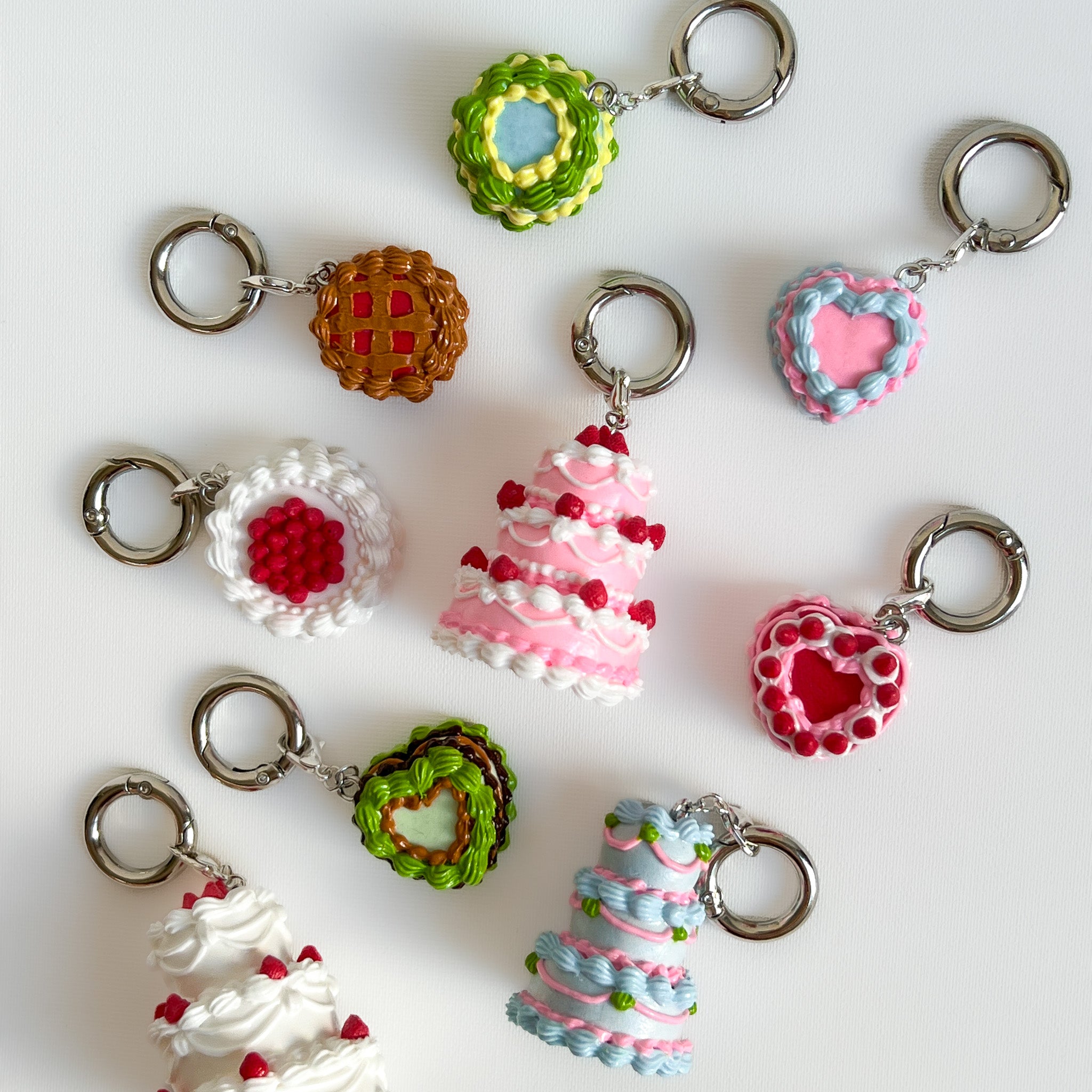 Let Them Eat cake keychain