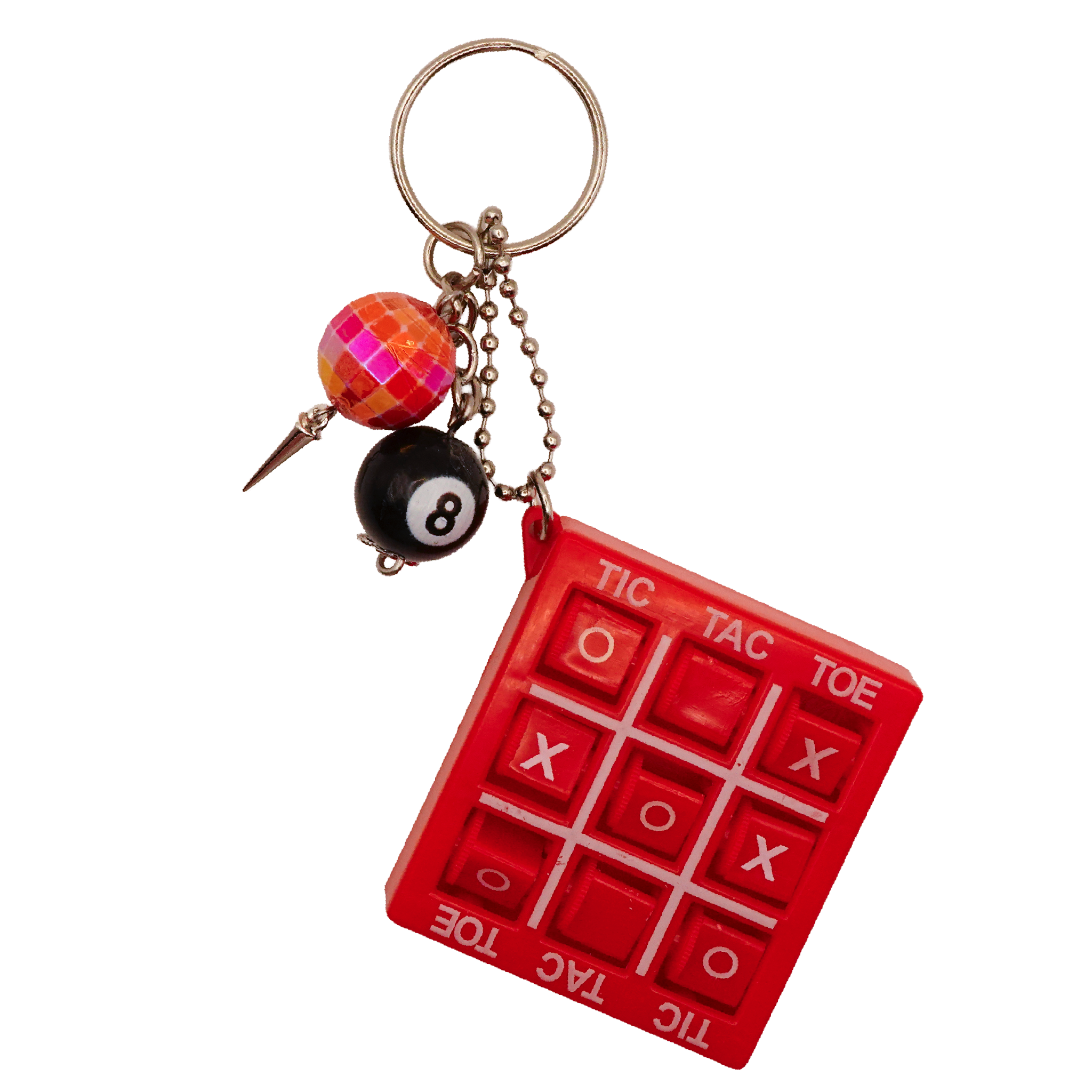 tic tac toe keychain